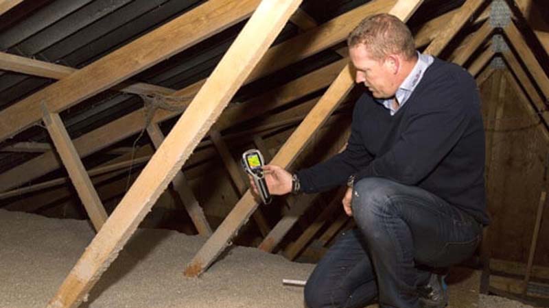termografikamera loftisolering jydsk tagteknik
